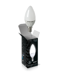  Лампа Gauss LED Ceramic Candle 3W E14 4100K 1/10/100