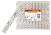 Зажим винтовой ЗВИ-80 полипропилен 6-25мм2 12пар 100°С белый (индивидуальная упаковка) TDM