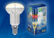 LED-R50-6W/WW/E14/FR ALP01WH Лампа светодиодная. Форма "рефлектор", матовая колба. Материал корпуса алюминий. Цвет свечения теплый белый.Серия Palazzo