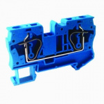 Зажим клеммный безвинтовой (ЗКБ) 1,5 мм2 17,5А синий TDM