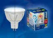 LED-MR16-5W/NW/GU5.3/FR ALP01WH Лампа светодиодная. Материал корпуса алюминий. Цвет свечения белый. Серия Palazzo. Упаковка пластик