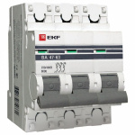 Автоматический выключатель 3P 6А (C) 6кА ВА 47-63 EKF PROxima