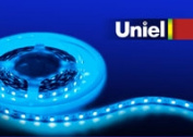 ULS-5050-60LED/m-10mm-IP33-DC24V-14,4W/m-5M-BLUE катушка в герметичной упаковке Uniel 04944