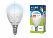 LED-G45-6W/NW/E14/FR/S картон Volpe 09455
