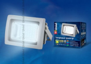 ULF-S04-20W/DW IP65 85-265В GREY Прожектор светодиодный. Мощность 20 Вт. Корпус серый. Цвет свечения дневной. Степень защиты IP65. Упаковка картон