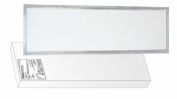 Ультратонкая светодиодная панель серии СВО 295 х1195, 40 Вт, 6000 К, хром, Народная (без драйвера)