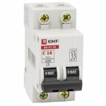 Автоматический выключатель 2P 50А (C) 4,5кА ВА 47-29 EKF Basic