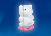 DTL-305-Медвежонок/3color/Base pink/Rech пластик. Uniel 03554