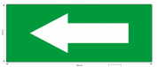 Знак "стрелка влево" для аварийно-эвакуационного светильника IP20