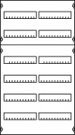 Панель для установки модулей 1ряд/3рейки ABB 1V00A