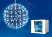 ULD-H1515-100/DTA BLUE IP20 SAKURA BALL Фигура светодиодная «Шар с цветами сакуры», с контроллером, 100 светодиодов, диаметр 15 см, цвет свечения-сини