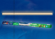 ULI-P10-18W/SPFR IP40 SILVER Светильник для растений светодиодный линейный, 550мм, выкл. на корпусе. Спектр для фотосинтеза. TM Uniel.
