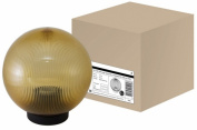 Светильник НТУ 02-100-304 шар золотой с огранкой d=300 мм TDM