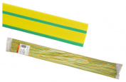 Термоусаживаемая трубка ТУТнг 40/20 желто-зеленая по 1м (25 м/упак) TDM