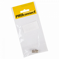  Переходник антенный, (гнездо F - гнездо F), бочка, 1 шт. PROconnect