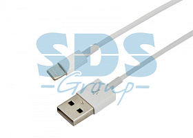 Кабель USB-A – Lightning для Apple, 1А, 1м, ПВХ, белый REXANT