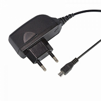  Сетевое зарядное устройство microUSB 220 В (СЗУ) (5 V, max: 1500 mA) шнур 1.2 м черное REXANT