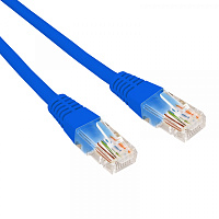  Патч-корд U/UTP, CAT 6, RJ45-RJ45, 26AWG, LSZH, синий, 0,3м REXANT