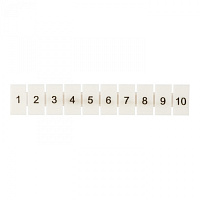  Маркеры для UT/ST/Push-in 2,5 с нумерацией 1-10 (100 шт.) EKF