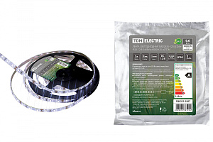  Лента светодиодная SMD2835-120 LED/м-IP20-12 В-9,6 Вт/м-6000 К (5 м) TDM