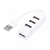  Разветвитель USB на 4 порта белый REXANT