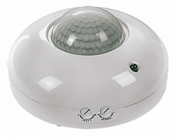  Датчик движения инфракрасный ДД 020B 800Вт 360 гр.6м IP33 белый IN HOME