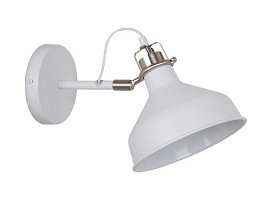  Camelion WML-425  C71  Белый + хром (Светильник настенный Amsterdam,1х E27, 40Вт, 230В, металл)
