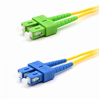  Патч-корд оптический переходной (SM), 9/125 (OS2), SC/APC-SC/UPC, (Duplex), PVC, 2м REXANT