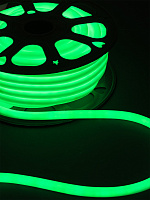  Гибкий неон круглый SMD2835-120 LED/м-220 В-6,5 Вт/м-IP67-зелёный (25м) TDM