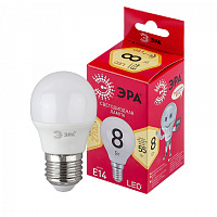  Лампочка светодиодная ЭРА RED LINE LED P45-8W-827-E14 R Е14 / E14 8 Вт шар теплый белый свет