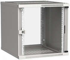  ITK Шкаф настенный LINEA WE 12U 600х600мм дверь стекло серый