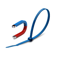  Стяжка нейлоновая КСС «Magnetic» 3х100 (син) (100шт) (Fortisflex)