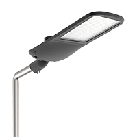  Светодиодный светильник VARTON уличный Tornado Yard крепление на консоль 240 Вт 5000 K 1..10V NEMA RAL9005 черный муар