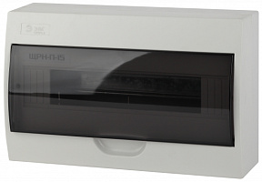  Корпус пластиковый навесной ЭРА SIMPLE ЩРН-П-15 IP41 прозрачная крышка белый