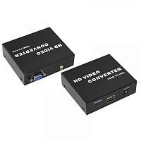  Конвертер HDMI на VGA + шнур стерео 3,5мм, металл REXANT