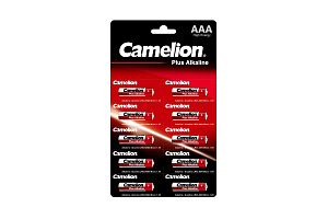  Camelion Plus Alkaline LR03 BL-1x10 отрывные (LR03-BP1x10P, мизинчиковая батарейка ААА 1.5В)