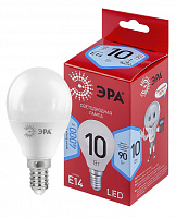  Лампочка светодиодная ЭРА RED LINE LED P45-10W-840-E14 R Е14 / E14 10Вт шар нейтральный белый свет