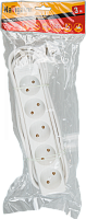  Удлинитель 5х3м без заземл. 6А IP20 71 553 NPE-S-05-300-X-2х0.75 Navigator 71553