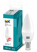  Лампа светодиодная C35 свеча 9Вт 230В 4000К E14 IEK