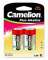  Camelion Plus Alkaline LR14 BL-2 (LR14-BP2, батарейка,1.5В)