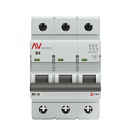  Выключатель автоматический AV-10 3P 4A (B) 10kA EKF AVERES