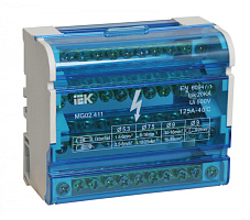  Шины на DIN-рейку в корпусе (кросс-модуль) ШНК 4х11 3L+PEN IEK