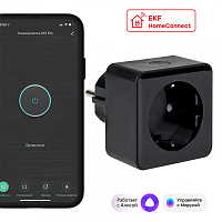  Умная розетка EKF Сonnect PRO Wi-Fi черная