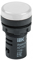  Лампа AD22DS(LED)матрица d=22мм белый 110В AC/DC IEK