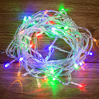  Гирлянда Твинкл Лайт 6 м, прозрачный ПВХ, 40 LED, цвет Мультиколор