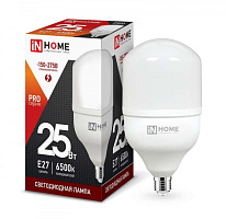  Лампа светодиодная LED-HP-PRO 25Вт 230В E27 6500К 2380Лм IN HOME