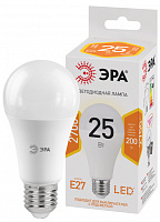  Лампочка светодиодная ЭРА STD LED A65-25W-827-E27 E27 / Е27 25Вт груша теплый белый свет