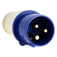  Вилка переносная 023 2Р+РЕ 32А 220В IP44 EKF