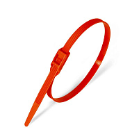  Стяжка нейлоновая КСГ 8х400 (красн) (100шт) (Fortisflex)
