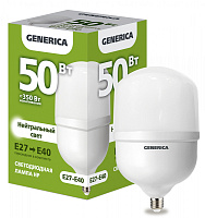  Лампа светодиодная HP 50Вт 230В 4000К E27-E40 GENERICA